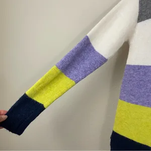 White Stuff Striped‎ Crewneck Alpaca Wool Blend Sweater Size 6 thumbnail 4