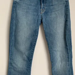 Mother Denim The Looker Ankle Fray Jean One Smart Cookie Blue Womens Size 26 thumbnail 11