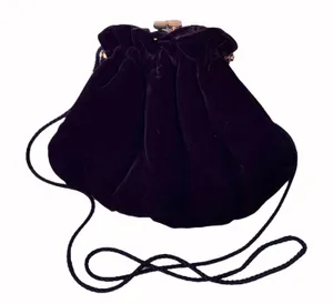Velvet Kiss Lock Purse Purple thumbnail 1