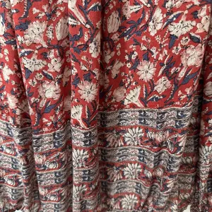 Lucky Brand Burgundy and Cream Patterned Blouse thumbnail 2