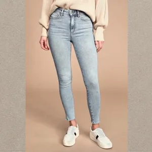 NWT Free People We The Free Raw High-Rise Skinny Jegging Jeans Acid Wash Size 27 thumbnail 5