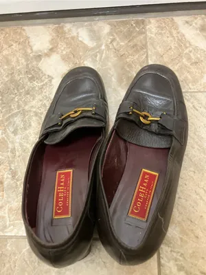 vintage Cole Haan dark brown leather horsebit loafers made in Italy thumbnail 6
