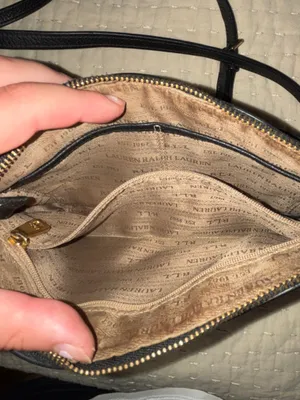 Ralph Lauren Bag Shoulder Black Leather thumbnail 11