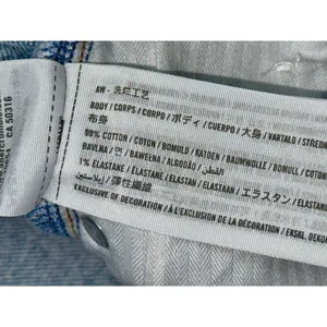 Abercrombie & Fitch 90s Relaxed Jean High Rise Blue Denim Straight Jeans Sz 27 4 thumbnail 4