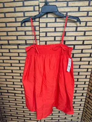 No boundaries red poplin cotton dress size large thumbnail 2