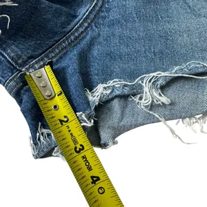 Abercrombie Blue Distressed Cut Off Denim Shorts Women's Size 31 | 62-33-3 thumbnail 6