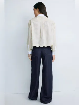 Hudson James High Rise Trouser Wide Leg Jeans thumbnail 2