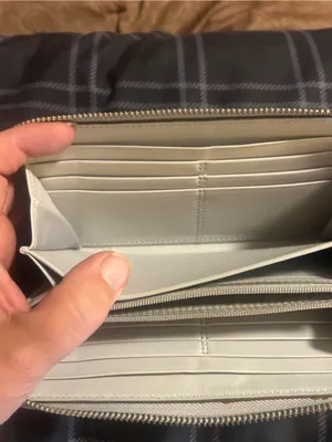Coach Quilted Zip-Around Wallet with Logo Plaque thumbnail 7