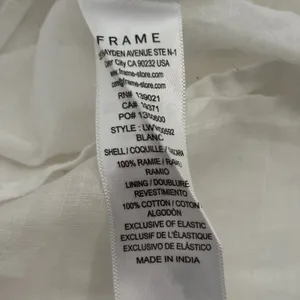 Frame Strapless‎ Summer Midi Dress Size S White Cottagecore thumbnail 5