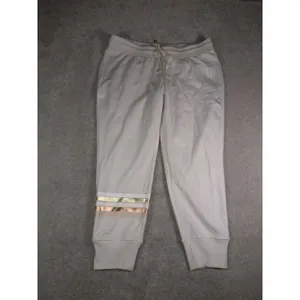 gap nwt 5 stripe sweatpants white womens L thumbnail 3