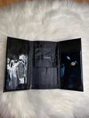Black Lancome makeup bag for brushes #makeupbag #luxury #lancome thumbnail 2