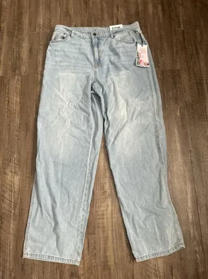 Women's High-Rise Straight Leg Denim Pant - Future Collective Size 14 New W/Tags thumbnail 1
