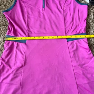 NWT PGA TOUR Women's Sl Colorblock Dress Sz L thumbnail 13
