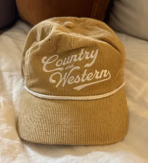 Country and Western Corduroy Hat thumbnail 1