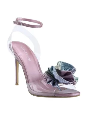 Marc Fisher Geavie High heels Glitter Floral Disco Club Barbie dopamine Whimsy thumbnail 8
