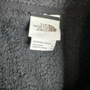 The North Face Fleece‎ Vest Black Women's Size Medium Mock Neck Zip Up Pockets thumbnail 3