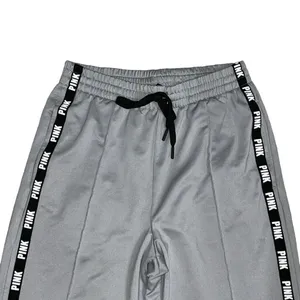 Pink Victoria’s Secret Gray High waist Track Pants(Size Small) thumbnail 7