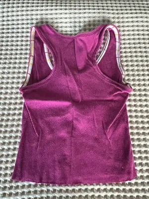 purple tank top, Size XS #loungewear #activewear thumbnail 3