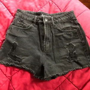 Black Jean Shorts thumbnail 1