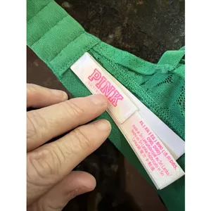 Victoria's Secret PINK VS Green Bralette Lace Sz XL Adjustable Supportive thumbnail 6