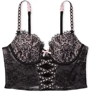 ✨Victoria's Secret Lightly-Lined Heritage Ribbon Slot Sz S-DD Bra✨ thumbnail 3