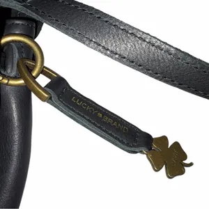 Lucky Brand Black Leather Jordan Mini Crossbody Purse Bag Saddle Bag thumbnail 8