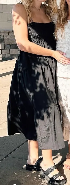 Black Zara maxi dress  thumbnail 2