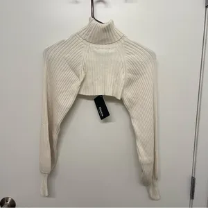 Hera Collection NWT Cream Turtleneck Sweater thumbnail 6