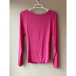 Saturday Sunday Crossover Pink V Neck Long Sleeve Top Women's Size Small thumbnail 2
