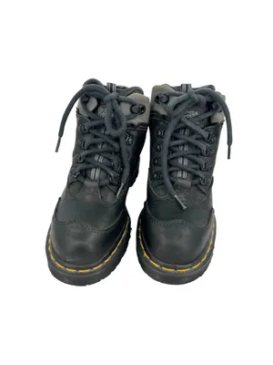 Dr. Martens 8877 Steel Toe Black Work Boots Size 4 US 6 England Made Vintage thumbnail 2