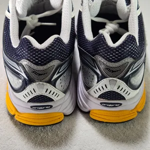 Saucony ProGrid Omni 9 White Navy Yellow Unisex Sneakers Size 9 NWOT thumbnail 3