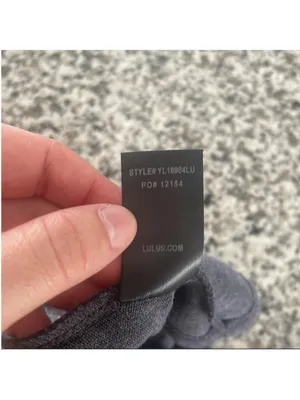 Lulu's Size Small Dark Grey Scoop Back Top thumbnail 6