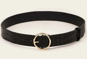 SheIn Crocodile Pattern O-Ring Buckle Belt thumbnail 2