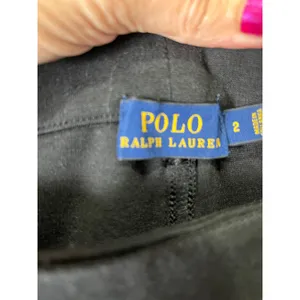 POLO Ralph Lauren Black Moto Riding Pants‎ Women's Size 2 Skinny Stretch Zip thumbnail 6