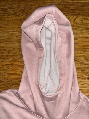 Under Armour Cold Gear Hoodie Women’s Size XL Loose Fit Pink Quilted Gray Logo thumbnail 6