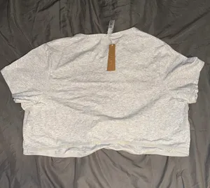 Skims Cotton Logo Super Cropped T-Shirt thumbnail 4