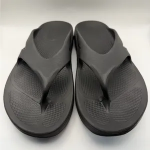 OOFOS Adults' OOriginal Recovery Black Flip‎ Flop Sandals Men’s 8 / Women’s 10 thumbnail 3