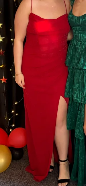 Sparkly Red Windsor Dress Prom thumbnail 1