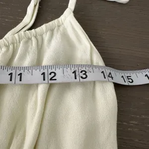 Wilfred Bellow dress Sz 4 babydoll Slip Ruched Bodice whipped yellow Aritzia thumbnail 9