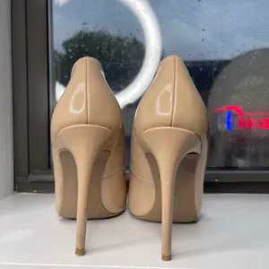 Candie's Nude Pointed Toe Stiletto Heels thumbnail 8