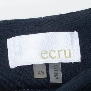 Ecru Sullivan Ponte Tuxedo Stripe Ankle Trouser Pants Navy Blue‎ Womens Size XS thumbnail 4