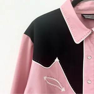Vintage Roughrider by Circle T Pink Western Button Up Shirt thumbnail 3