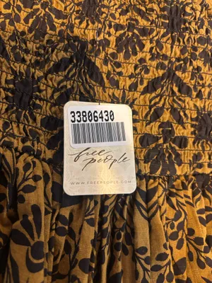 NWT Free People Dandelion Floral Halter Top Size M. thumbnail 5