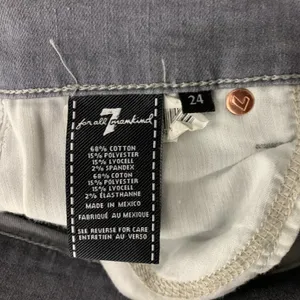 7 For All Mankind Ankle Guinevere‎ Gray Distressed Skinny Jeans 24 thumbnail 7