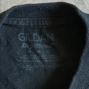Gildan Black and White Fish Tee thumbnail 4
