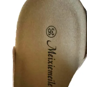 NIB Women's Tan Suede Clogs with a classic stylish look & vintage buckle design thumbnail 7