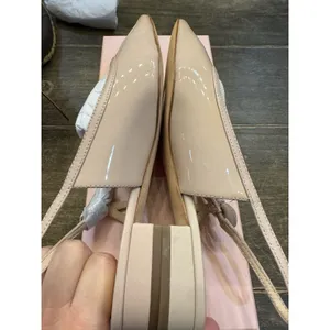 Kate Spade New York Mae bow‎ slingback flats in pale vellum patent Size 5 thumbnail 8