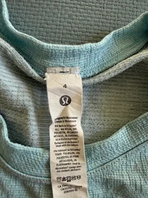 lululemon athletica Light Blue Short Sleeve Tee Dress thumbnail 2