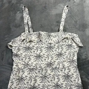Altar’d State Sleeveless Ruffle Trim Floral Print Dress Size M Going Out Party thumbnail 3