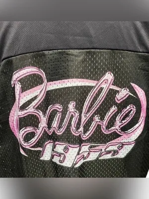 NWT Iconic Barbie Jersey Size Large Black thumbnail 4